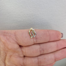  Design hängsmycke tvåfärgat 18k guld