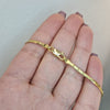 Stelt halsband i 18k guld