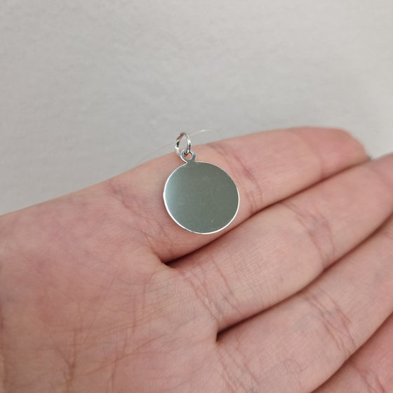 Hänge - Rondell 18k vitguld