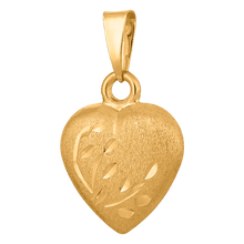  Hjärta matt med graverad stjälk