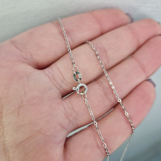Kedja 18k vitguld