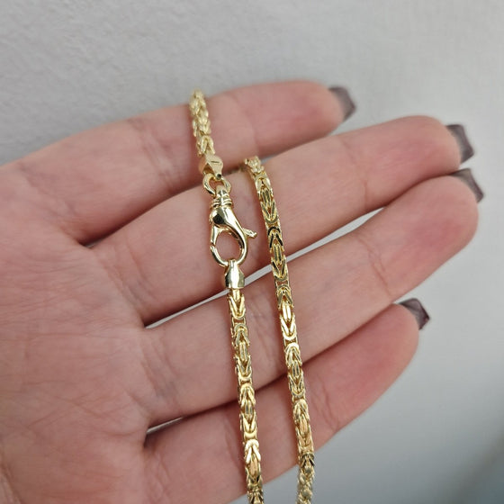 Kejsar halsband 2,5mm 18k guld