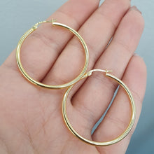  Kreoler 32mm i diameter 18k guld