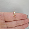 Mindre bokstav i 18k guld
