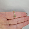 Mindre bokstav i 18k guld