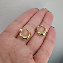  Mormors creoler 13,4mm 18k guld