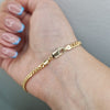 Pansar armband 18k guld