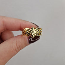  Pusselring 6 dels 18k guld