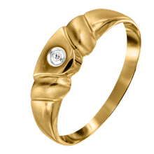  Diamantring i 18k guld