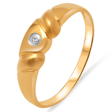  Vintage diamantring i 18k guld