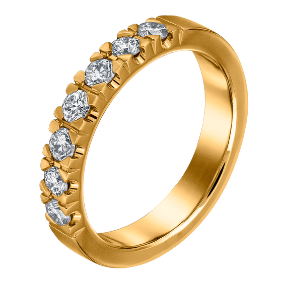 Ring i 18k guld och diamanter 