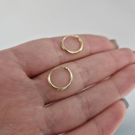 Rörcreoler 18k guld 1,5x13mm