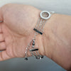 SILVER ARMBAND RIVIERA CHAIN