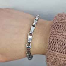  Stilrent massivt silverarmband